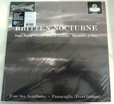 SEALED! Britten- Nocturne & 4 Sea Intlds. ORG 45 rpm 2-Lp Ltd,num  TAS & HEA NM- - Image 1 of 3