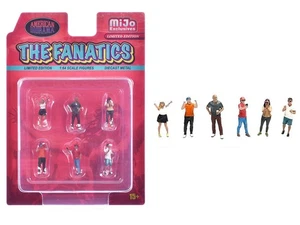 Juego de 6 figuras diecast "The Fanatics" edición limitada para modelos a escala 1/64 - Imagen 1 de 1