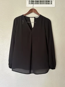 Pleione Damen Bluse Langarm schwarz Größe S - Bild 1 von 9