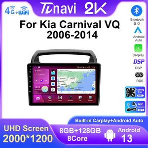 For KIA Carnival VQ 2006-2014 Car Radio Multimedia Player Navi GPS CarPlay Auto - Picture 1 of 32
