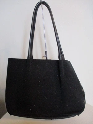 Hammitt FAB! Hobo Tote Bag: Limited Edition - Black Leather Metallic Glitter - Image 1 of 4