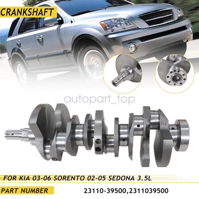 Cigüeñal motor nuevo 23110-39500 para KIA 2003-06 Sorento 2002-05 Sedona 3,5 L Foto 1 de 4