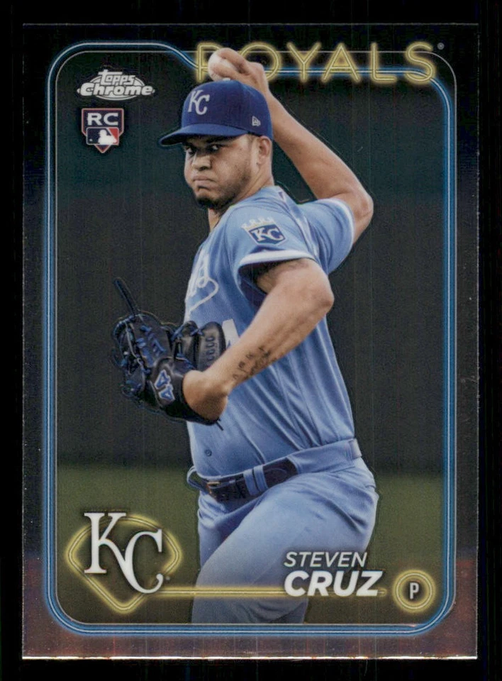 2024 Topps Chrome #187 Steven Cruz RC - Image 1 of 2