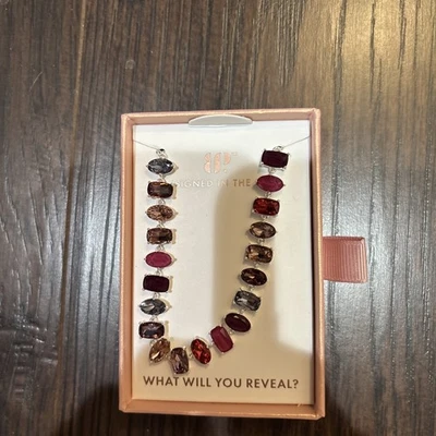 bomb Party 2025 Holiday Jewel Candy Moonlit Merlot, Silver Plating Bracelet - Image 1 of 4