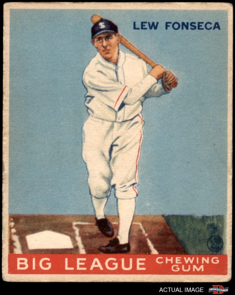 1933 Goudey #43 Lew Fonseca White Sox 3.5 - VG+ - Image 1 of 1