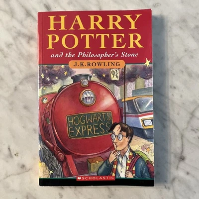 Harry Potter and the Philosopher's Stone Scholastic School Market Edition RARE! - Image 1 of 4