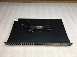 Dell PowerConnect 2848 48 Port 1GB 4 Port SFP Ethernet Switch w/ Rack Ears - Picture 1 of 9