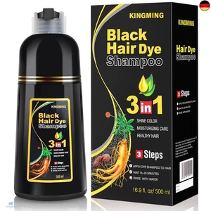 Haarfarbe Schwarz haarfärbeshampoo für Graues Haar?Shampoo Gegen Graues Haare f - Bild 1 von 6