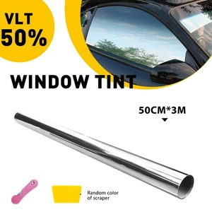 10ft Uncut Roll Window Tint Film 50% VLT 20" x 10ft Feet Car Home Office Glass - Picture 1 of 10