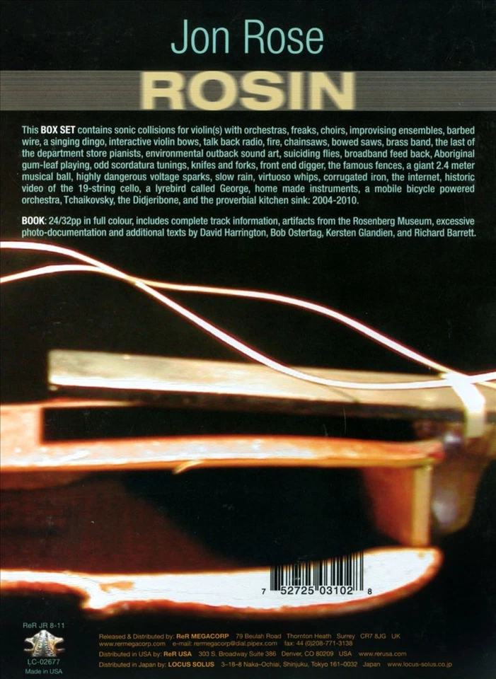 JON ROSE ROSIN [60TH ANNIVERSARY COLLECTION] NEW CD Foto 1 de 1