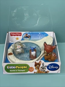 Fisher Price Little People Bambi and Thumper Juego 2013 NUEVO SELLADO Raro - Imagen 1 de 7