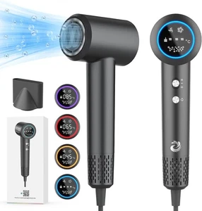 KARFUN Ionen Haartrockner 2200W Professional 110.000U/min - HD-Display, Anti Frizz - Bild 1 von 8