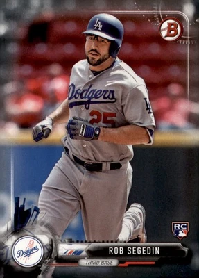 2017 Bowman #55 Rob Segedin RC Los Angeles Dodgers - Image 1 of 2