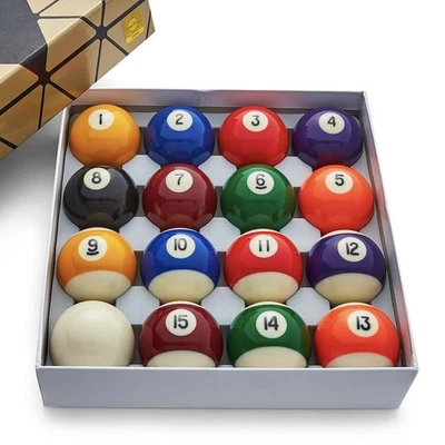 Cue-King Pool Balls, Billiard Balls, Grade AA, 2-1/4” Regulation Size, Billia...