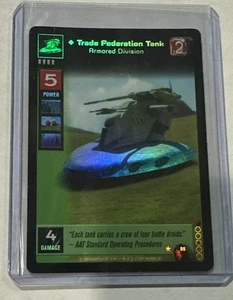 Young Jedi CCG Reflections Foil 88 Trade Federation Tank Armored Division - Bild 1 von 2