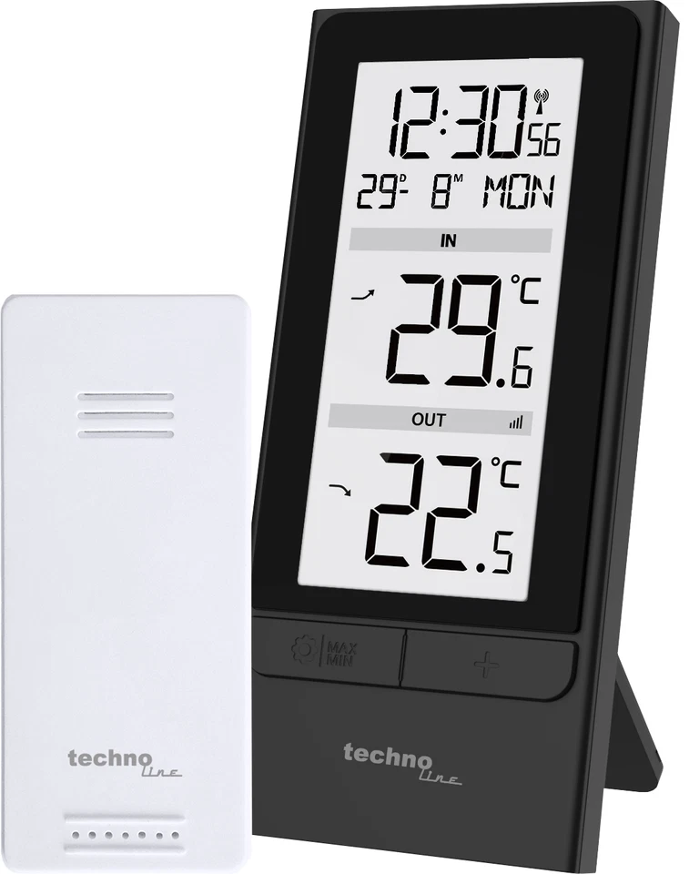 WS 9767 weather station (including outdoor transmitter, with temperature trend display) - Image 1 of 3