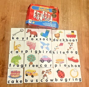 SPELLING PUZZLE Dr. Toys MATCH IT - 20 Self Connecting Puzzle Set, Used - Picture 1 of 1