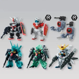 Set of 6 Fw Gundam Converge #18 2015 Mini Figure Complete Bandai From Jpaan New - Picture 1 of 8