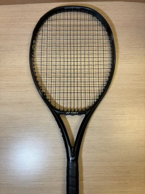 Yonex Ezone 100 Aqua Night Black Used Tennis Racquet Grip Size 4_3/8 - Image 1 of 4
