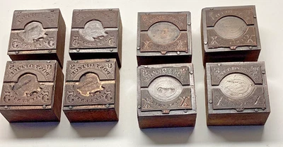 Letterpress printing blocks, used by the "Scott Stamp Catalogue"  , Philatelic - Image 1 of 4