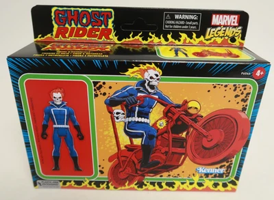 Экшн-фигурка Ghost Rider Kenner Marvel Legends 2023 фигурка и мотоцикл Hasbro - Изображение 1 из 4