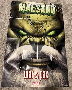 MAESTRO WAR AND PAX marvel 2021 folded promotional poster 24" x 36" - Picture 1 of 1