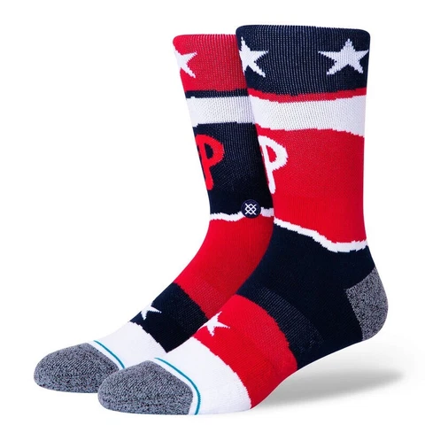PHILADELPHIA PHILLIES STANCE Premium Crew Socks Sz. L (Fits Men's Shoe Sz. 9-13) Cover