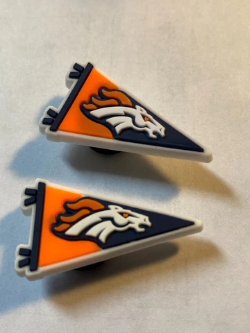 Denver Broncos pennent shoe croc charm 2pk Cover