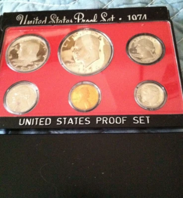 1974-S US Mint Proof Set 6 Coin Brilliant OGP Original Government Packaging #M78 - Image 1 of 4