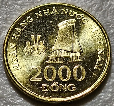 Vietnam 2000 Dong 2003 BU from Original Mint Roll - Image 1 of 2