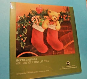2005 Canada 7-Coin Display Set, Christmas Stocking/Teddy Bear, Proof/UNC, Sealed - Picture 1 of 3
