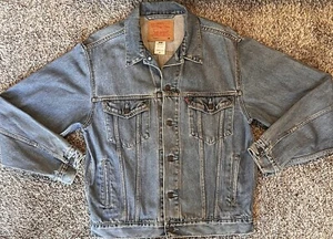 Y2k Levis Trucker Jacke Denim Größe M 70507 Medium Wash - Bild 1 von 12