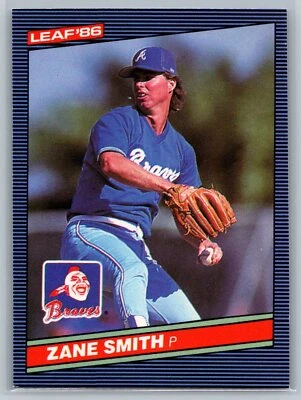 1986 Leaf  Baseball #222 Zane Smith  Atlanta Braves - Image 1 of 2