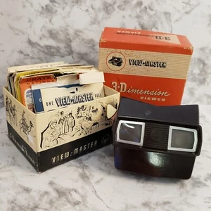 Vintage View-Master Model E 3-Dimension Viewer in Original Box 1950's with Reels - Picture 1 of 7