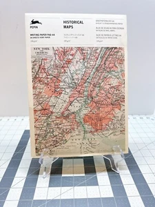 Pepin Van Roojen Historical Maps Notepad. Note Front With Map Back - 64 Sheets - Picture 1 of 7