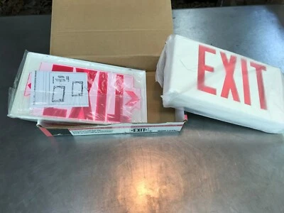 LPX60RWH Cooper Lighting Sure-Lites Exit Emergency Light LED Exit Sign 120-277V