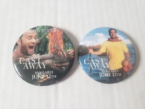 Weggeworfener Film 2 1/2" Promo-Knopf Pinback Menge!! Tom Hanks - Bild 1 von 2