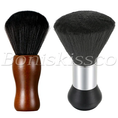 Mini cepillo de corte de pelo de salón peluquero suave corte de pelo cepillo de depilación hágalo usted mismo Foto 1 de 4