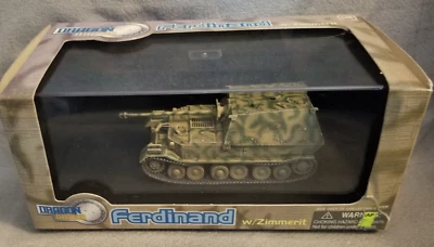 Dragon Armor 1/72 Sd.Kfz 184 FERDINAND w/ Zimmerit Tank  # 60124 w/ case - NIB - Image 1 of 4