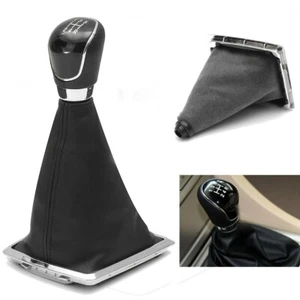 5-Gang Schaltknauf PU Leder Gasse für Ford Focus C-Max bis 2012 - Bild 1 von 10