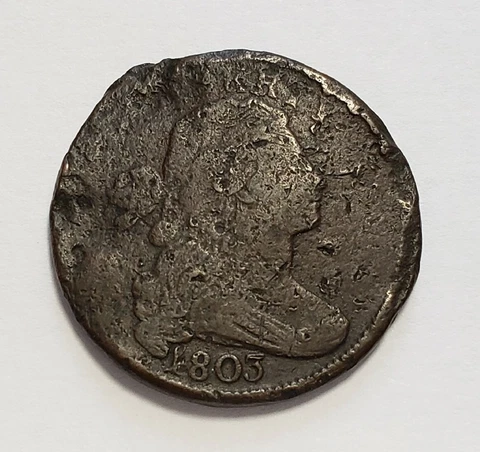 1803 1c Flowing Hair Liberty Cap Large Cent - Full Crisp Date - SKU-Y5455 Cover