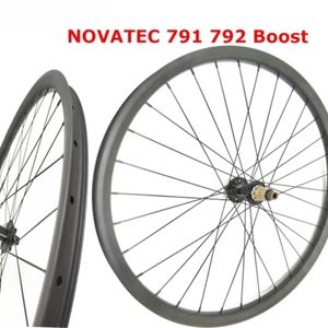 29er Carbon Fiber Boost Mtb Bicycle Wheels Clincher Tubeless Bicycle Wheelset - Picture 1 of 13