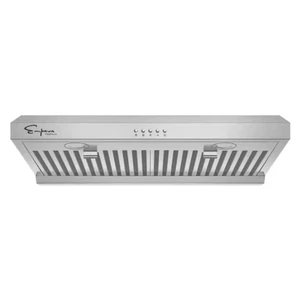 30 in. 400 CFM Ducted Kitchen Under Cabinet Range Hood Shell with Light in Stain - Picture 1 of 12