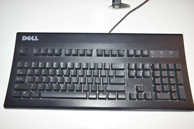 Dell AT101W GYUM90SK Clicky Alps Switch Mechanical Keyboard Black PS/2 - Image 1 of 3