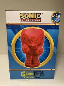 Geeki Tikis Sonic The Hedgehog Knuckles Ceramic Mug Red New - Picture 1 of 11