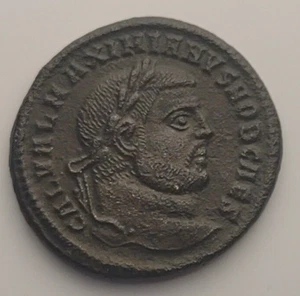 Galerius AS Caesar (AD 293-305) Roman AE bronze follis RIC 11b Cyzicus - Picture 1 of 5