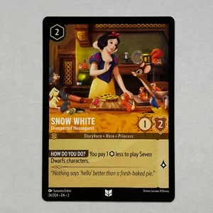 Snow White 24/204 Disney Lorcana Rise of the Floodborn Regular Uncommon Card NM - Picture 1 of 2