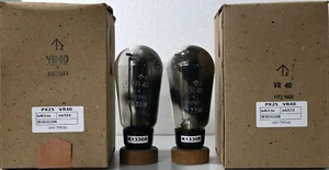 PX25 Osram Globe Shape 1930's NOS audio tube made in England factory match pair - Picture 1 of 15