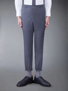 Thom Browne Mens 4-Bar Elastic Waist Track Trousers Size 0 (XS) NWT $1200 MSRP - Picture 1 of 19