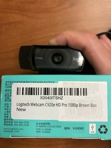 Logitech C920e HD 1080p Mic-Enabled Webcam Compatible with Zoom, Microsoft Teams - Photo 1/4